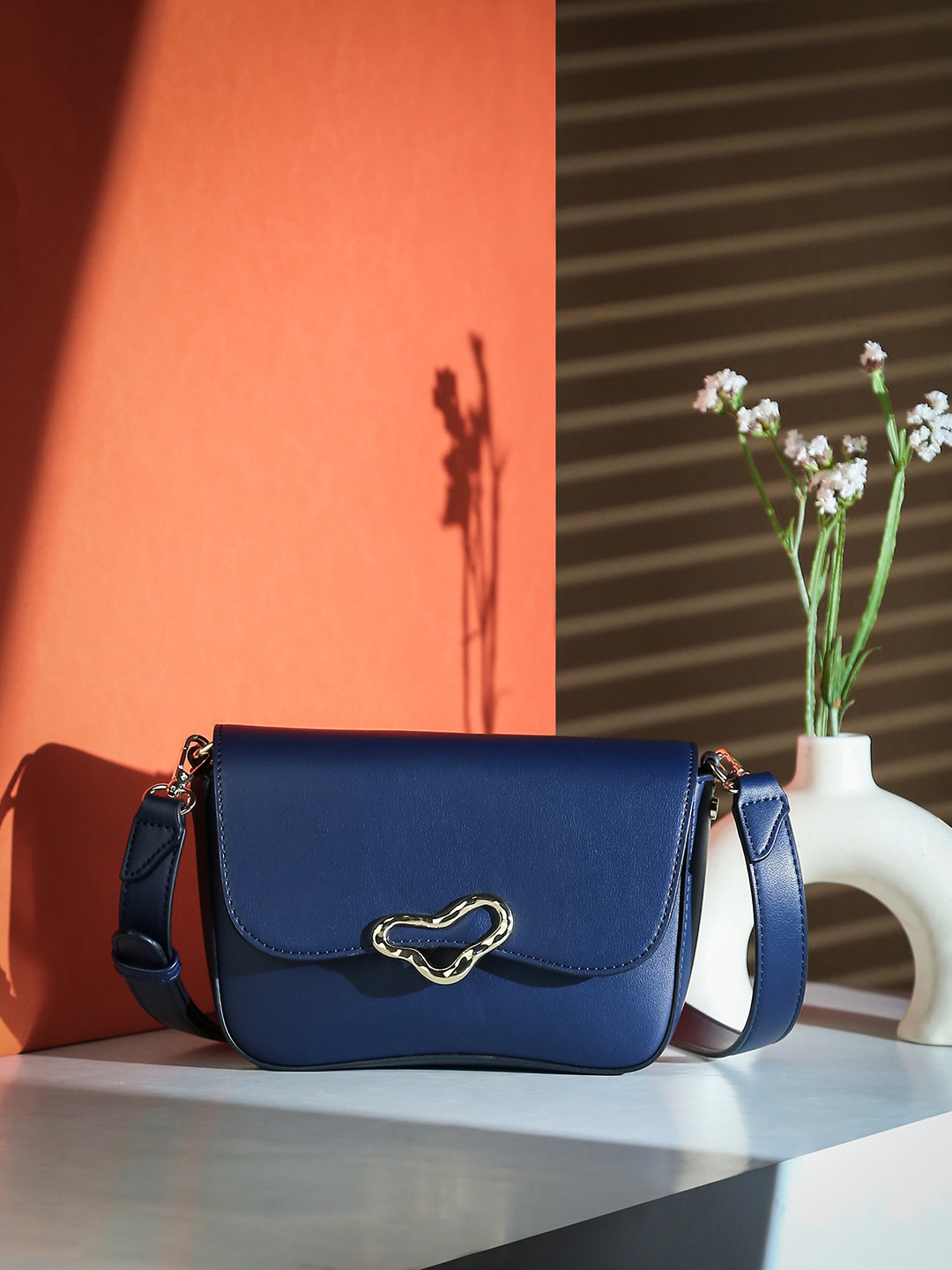 Accessorize Women Metal Detail Cross-body Bag