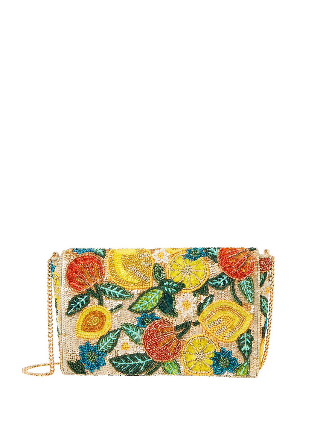 Accessorize Embellished Beaded Clutch