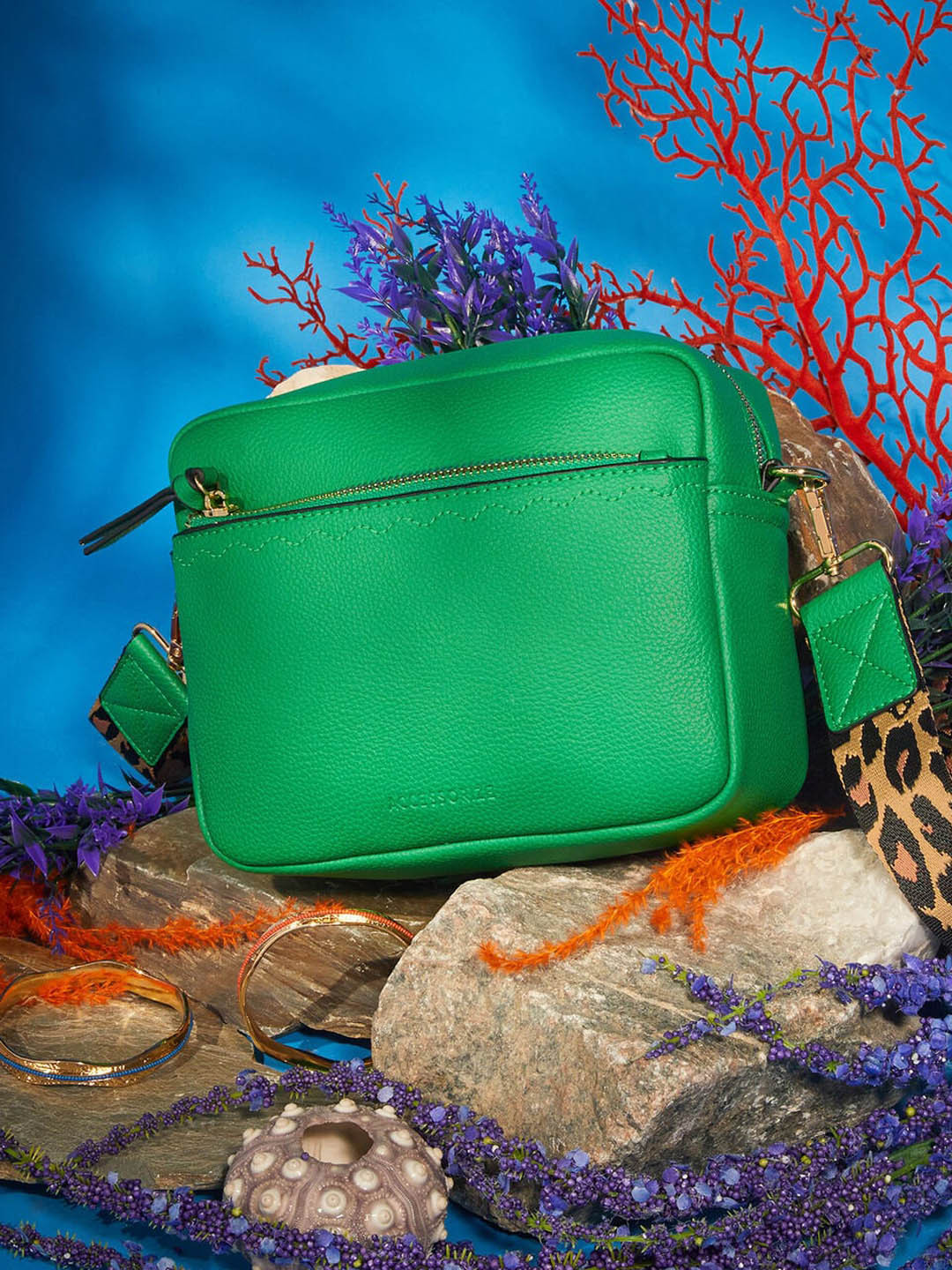 Accessorize Women Camera Bag With Webbing Strap