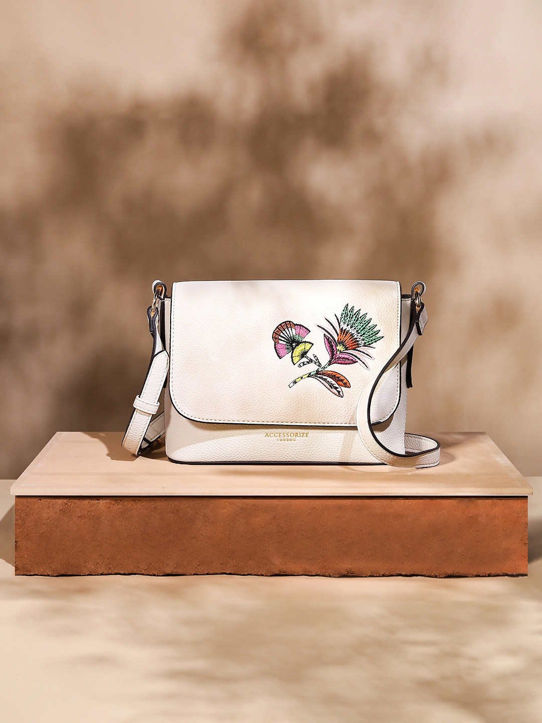 Accessorize Women Embroidered Cross-body Bag