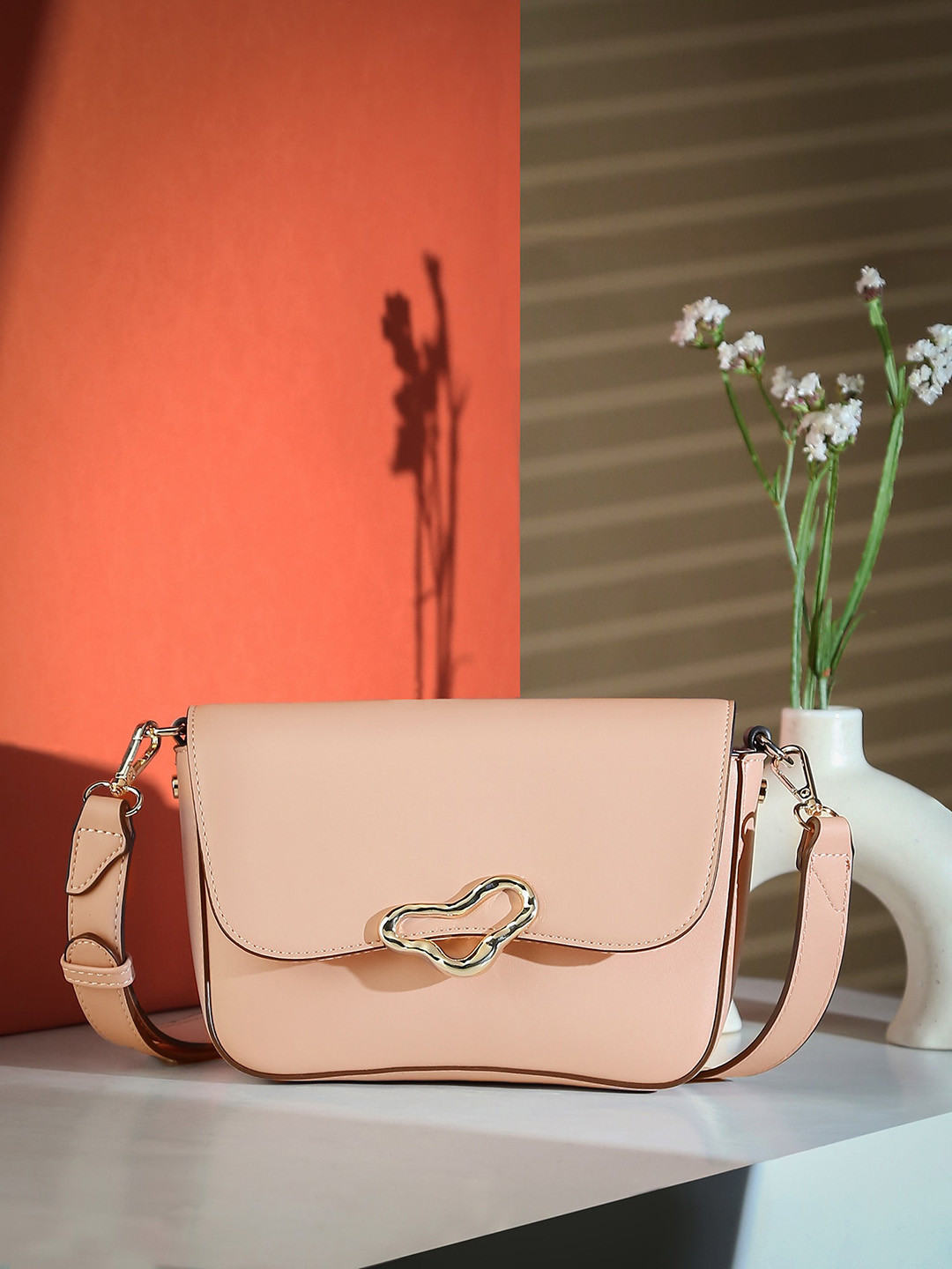 Accessorize Women Metal Detail Cross-body Bag