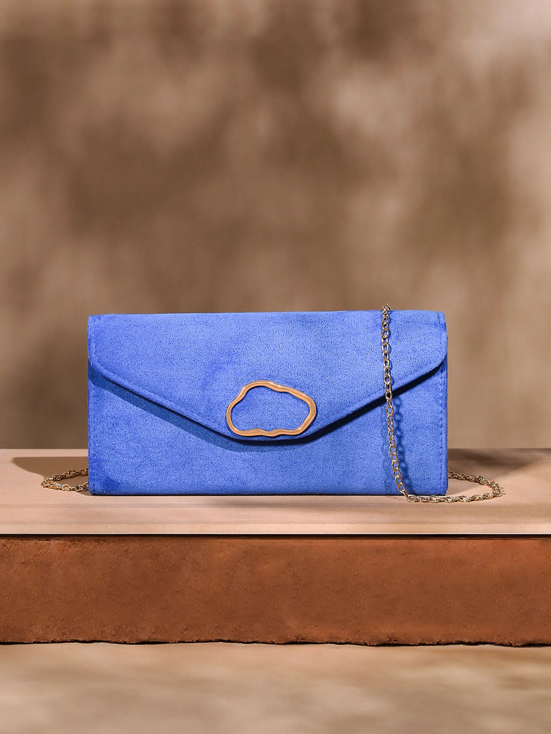 Accessorize Women Suedette Box Clutch Bag