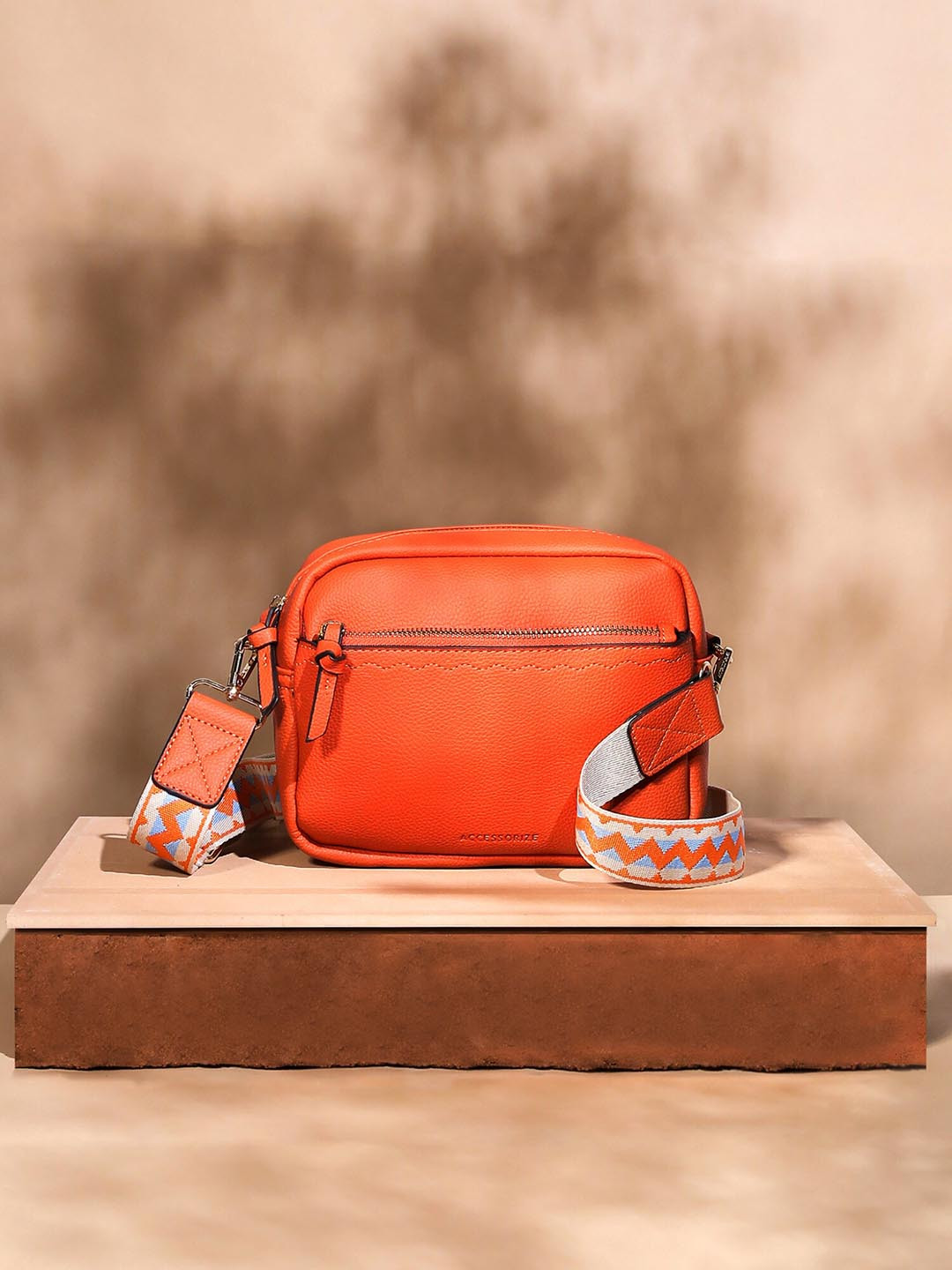 Accessorize Women Camera Bag With Webbing Strap