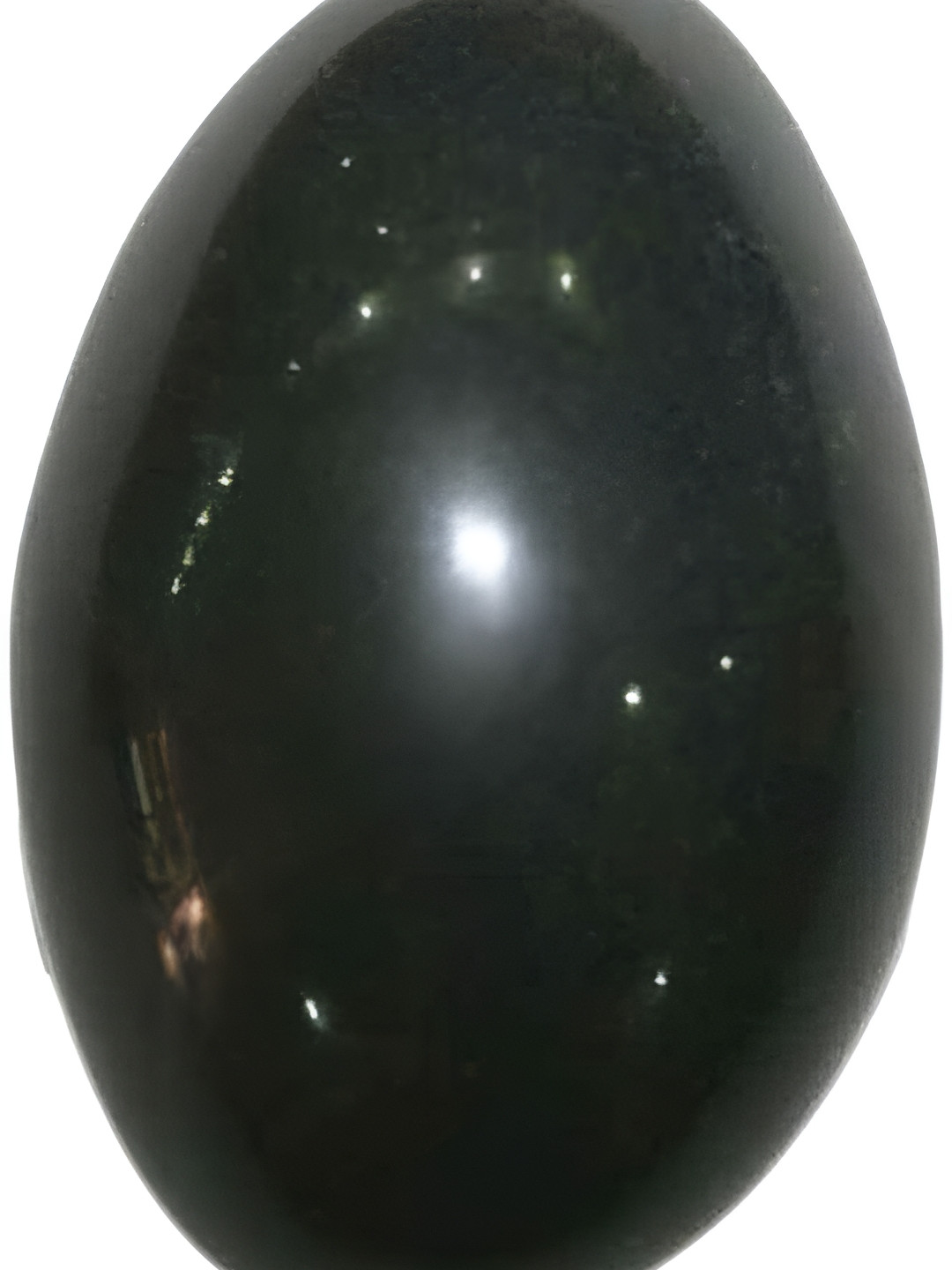 Navyaksh Pathar Black Stone Natural Living Room Tiny Showpiece - 2.8 Inches