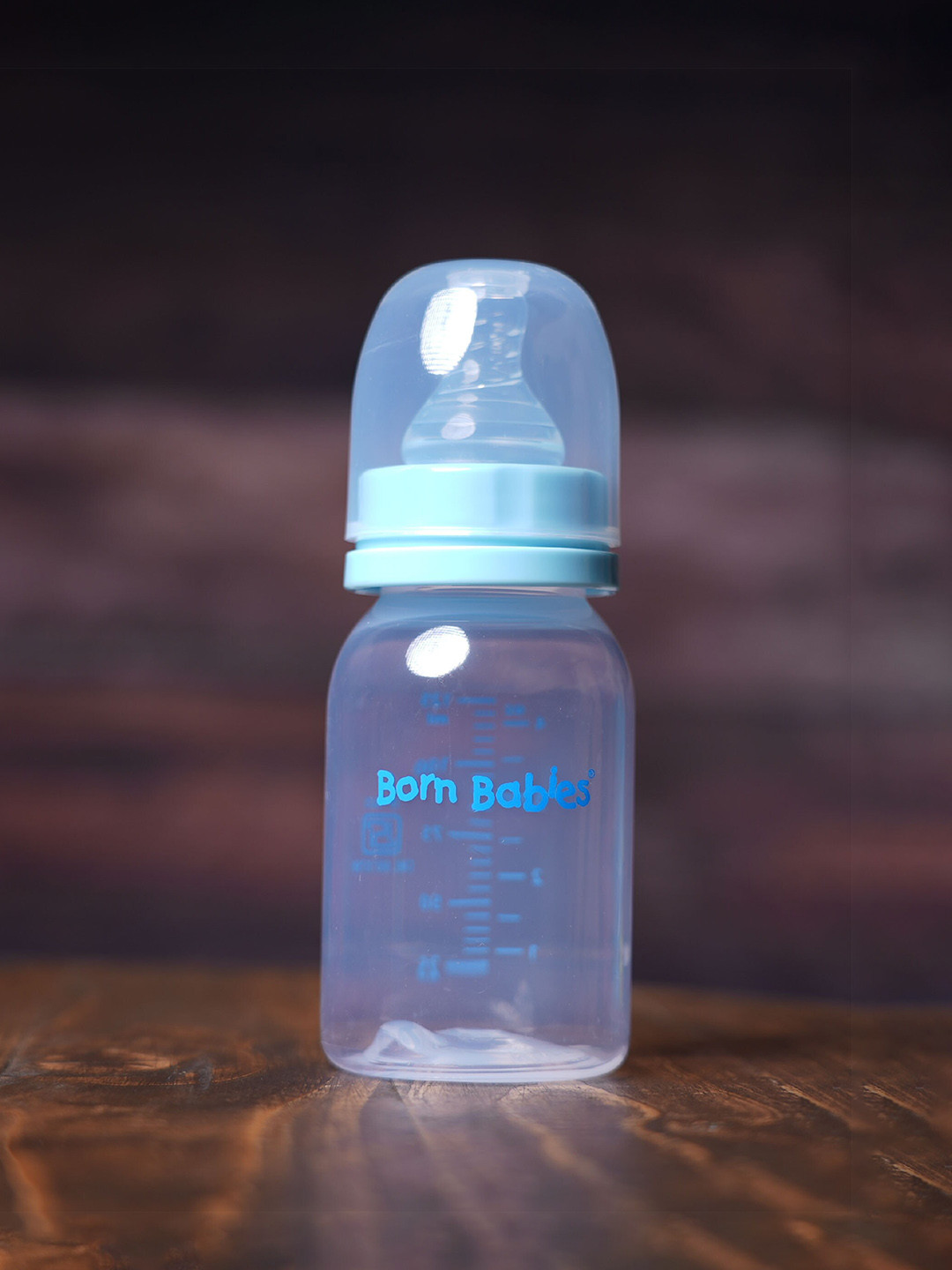 Born Babies Feeding Bottle With Anti-Colic Silicone Nipple & BPA Free Cap 125 ml