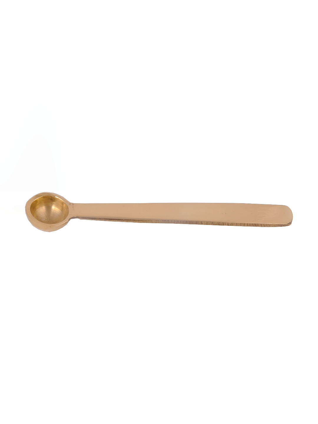 Shivshakti Arts Yellow Brass Hawan Spoon