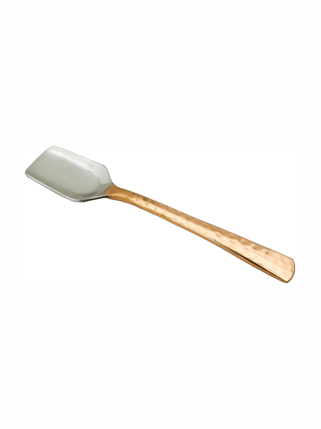 Shivshakti Arts Brow & Grey Steel Copper Dessert Spoon