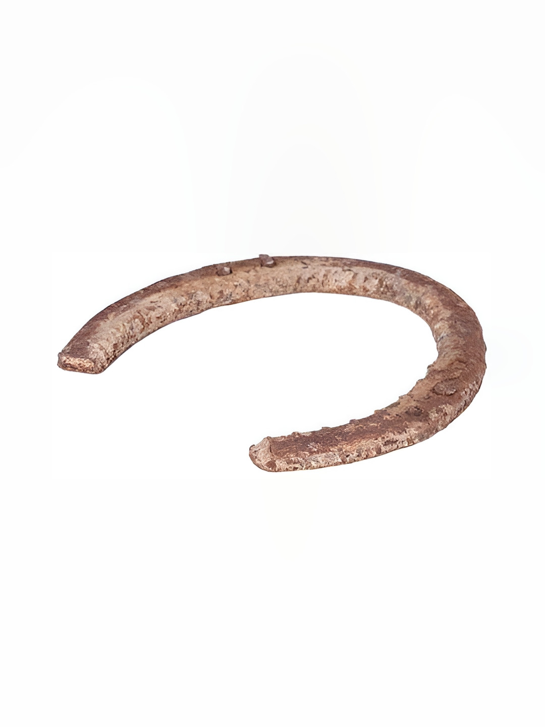 Navyaksh Ghode Ki Naal Brown Metal Metallic Prayer Room Tiny Showpiece - 3.1 Inches