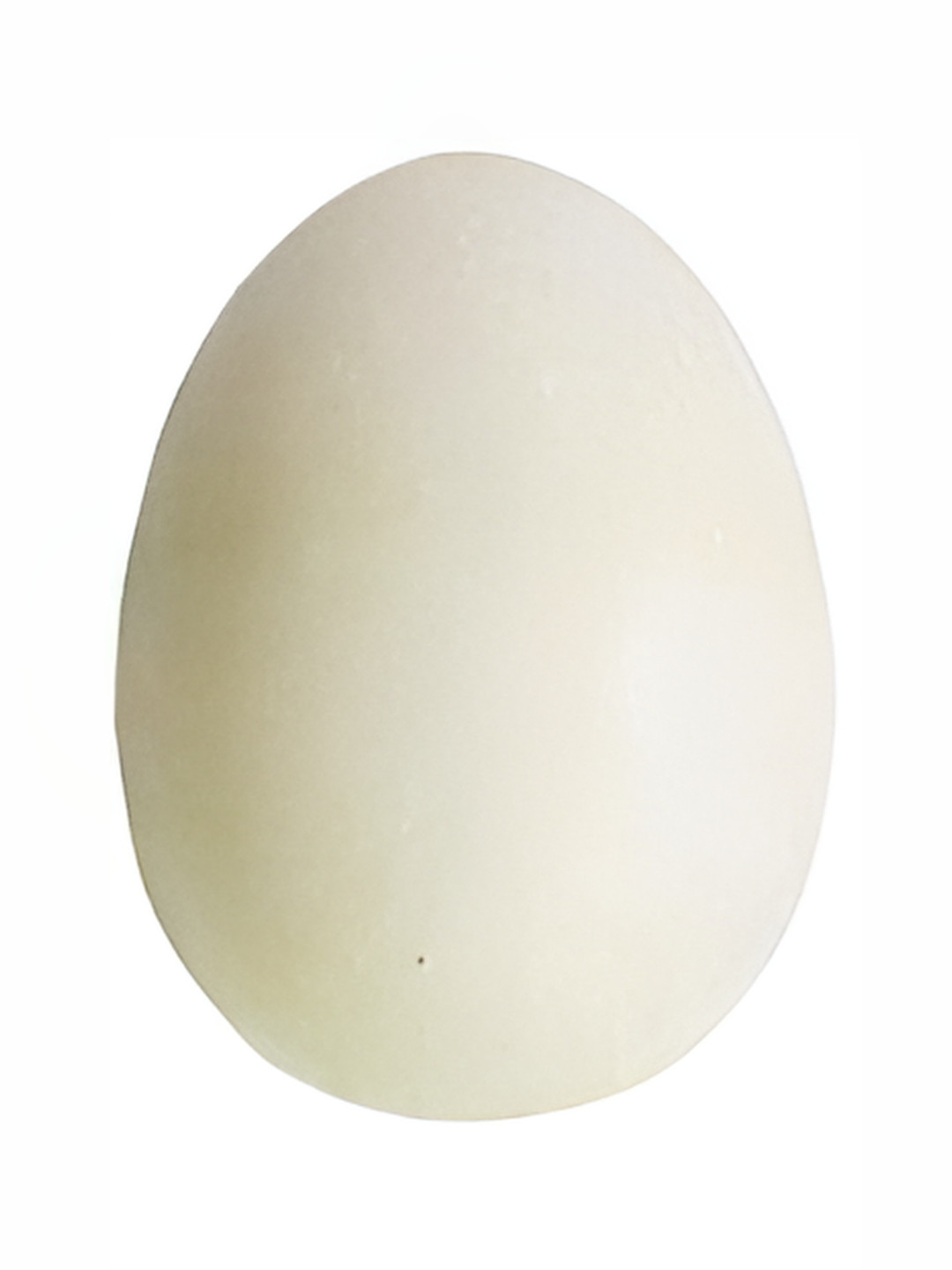 Navyaksh White Stone Glossy Prayer Room Tiny Showpiece - 2 Inches