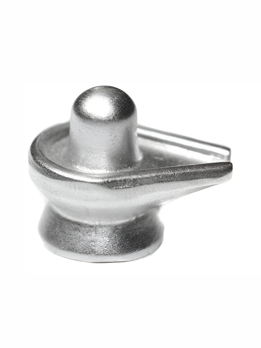 Navyaksh Paara Silver Metal Metallic Prayer Room Small Showpiece - 1 Inches