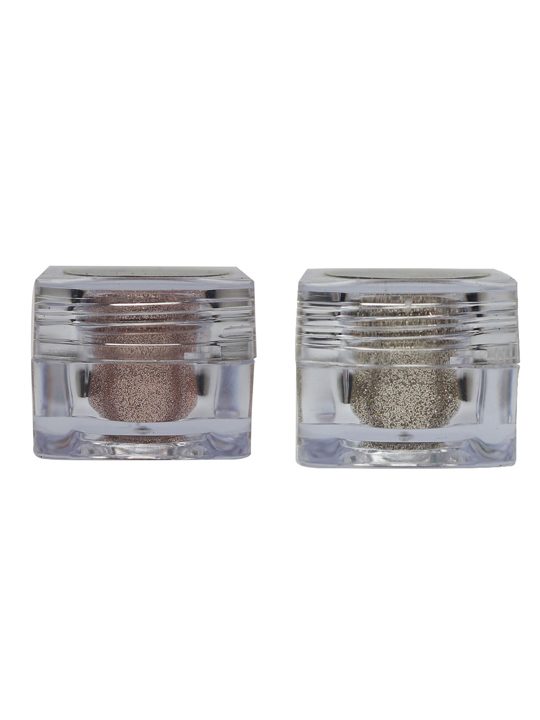 Veoni BELLE Set Of 2 HD Holographic Glitter Eyeshadow 5g Each - Rose Gold & Champagne Gold