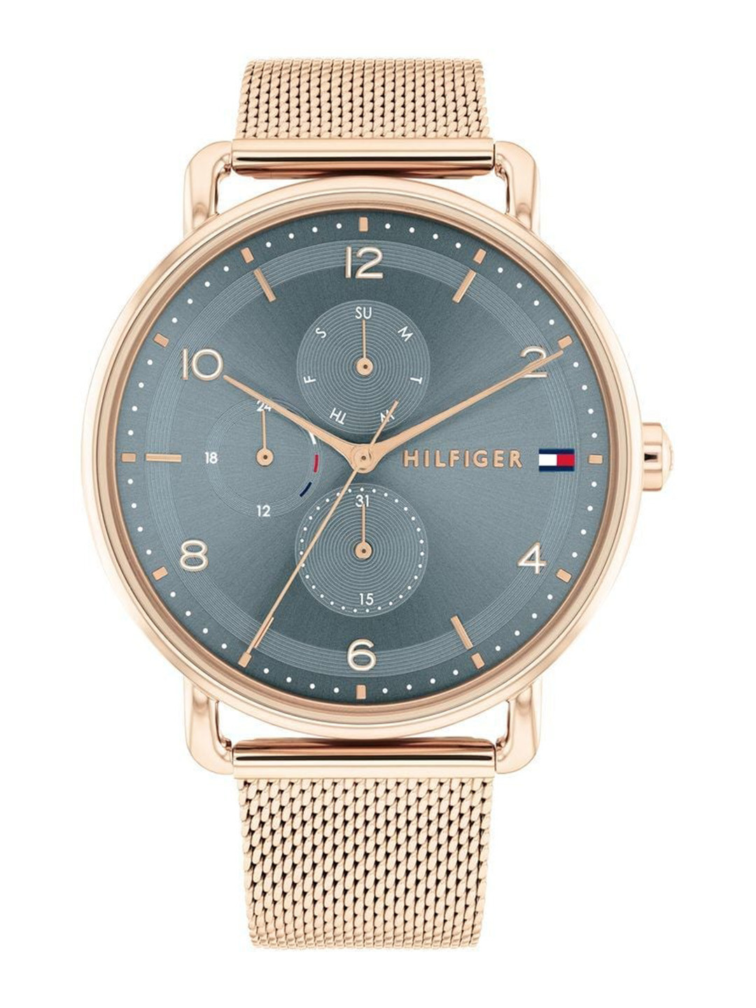 Tommy Hilfiger Women SS Bracelet Style Straps Multifunction Analogue Watch TH1782664