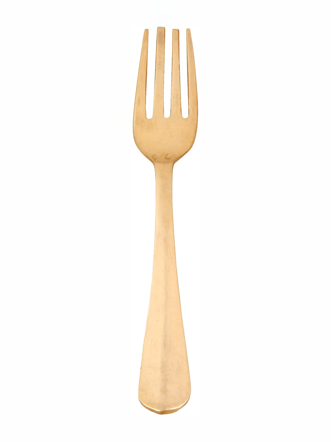 Shivshakti Arts Gold Toned Brass Fork Tableware