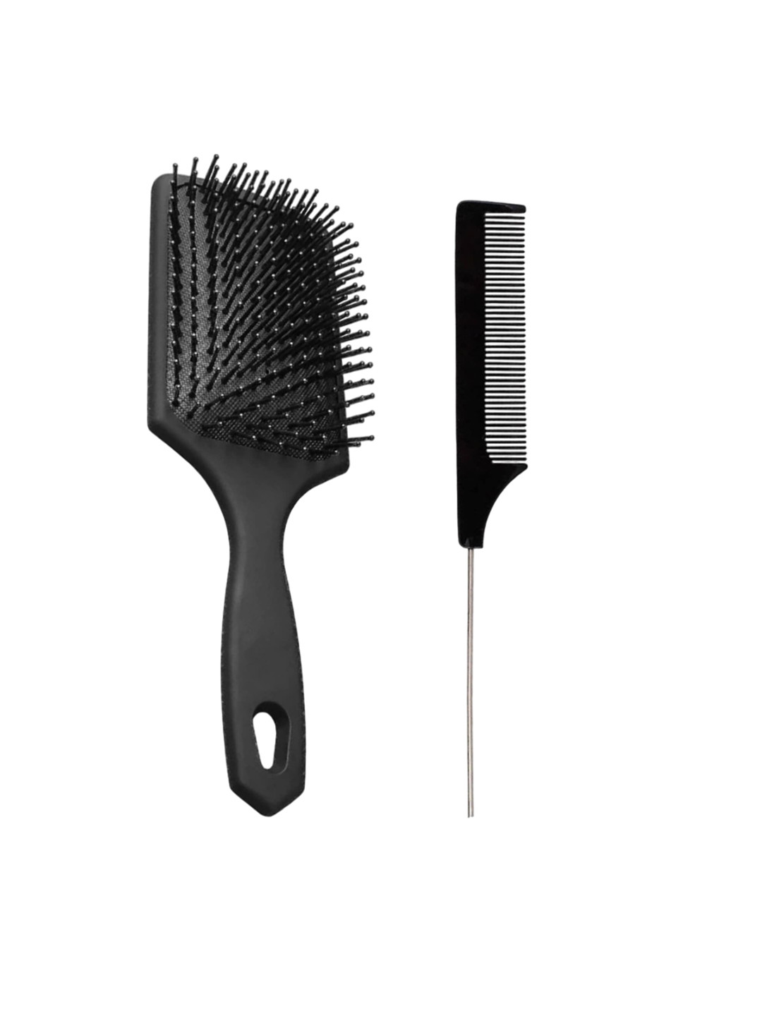 FEELHIGH 2-Pcs Paddle Hair Brush Combo