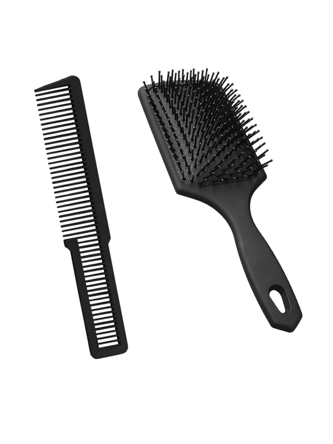 FEELHIGH Set Of 2 Paddle Hair Brush & Static Handle Hair Comb
