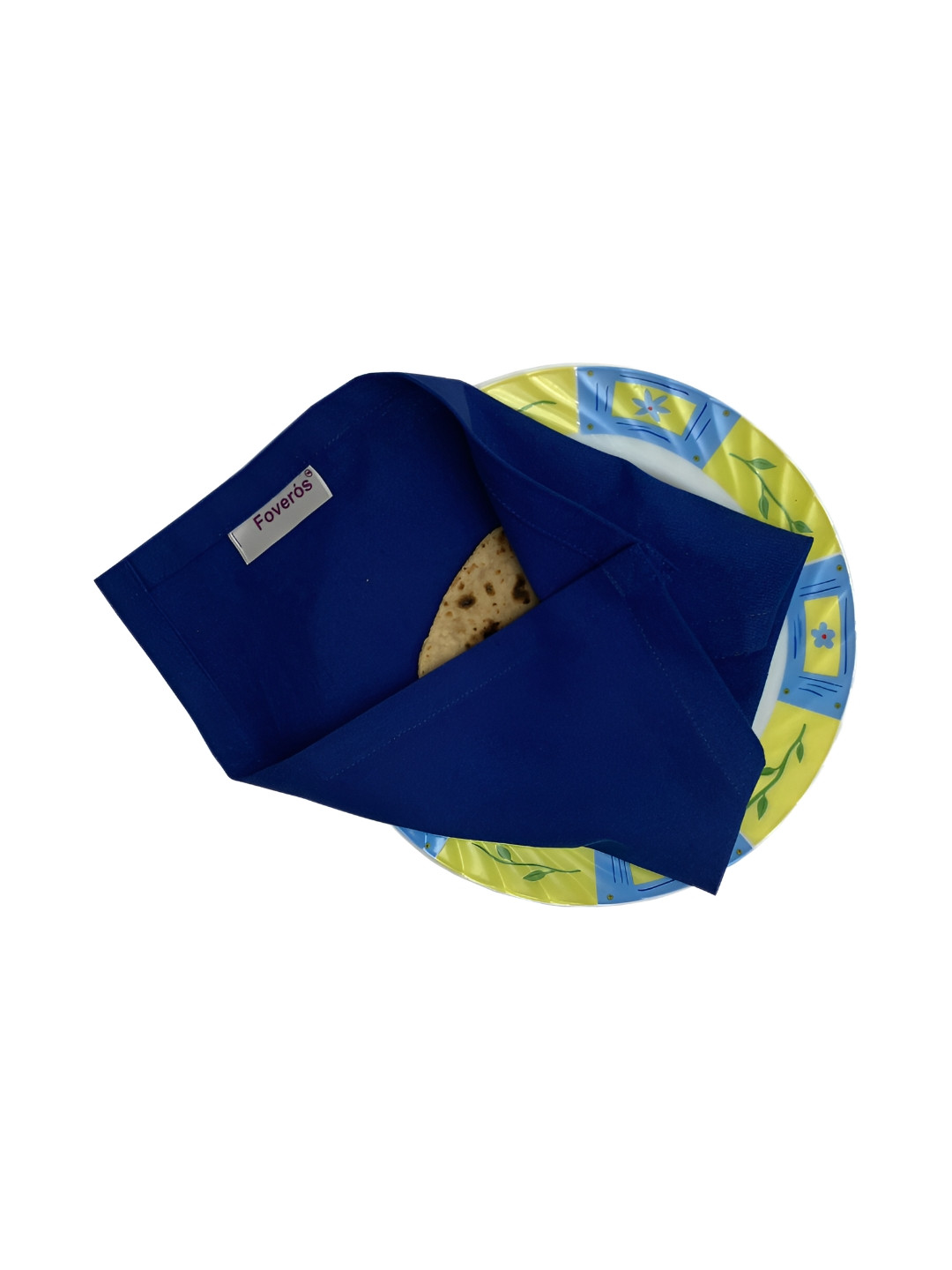 FOVEROS Blue 3 Pieces 35 cm x 35 cm Cotton Lunch Box Napkins