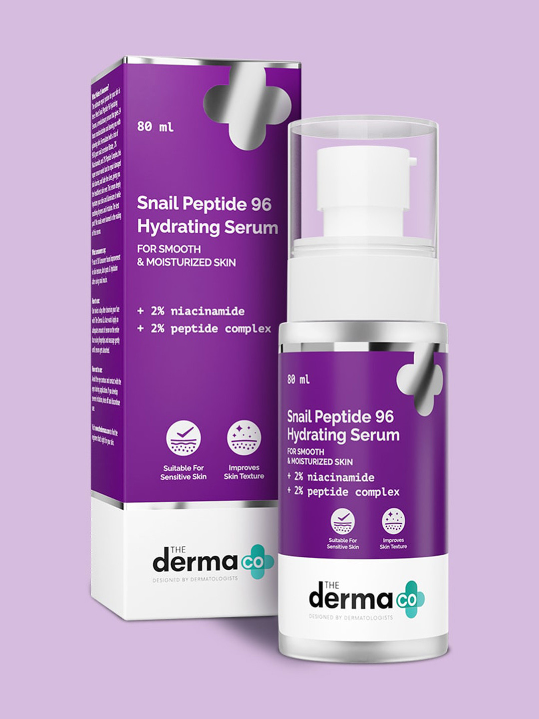 The Derma co. Snail Peptide 96 Hydrating Serum - 80ml