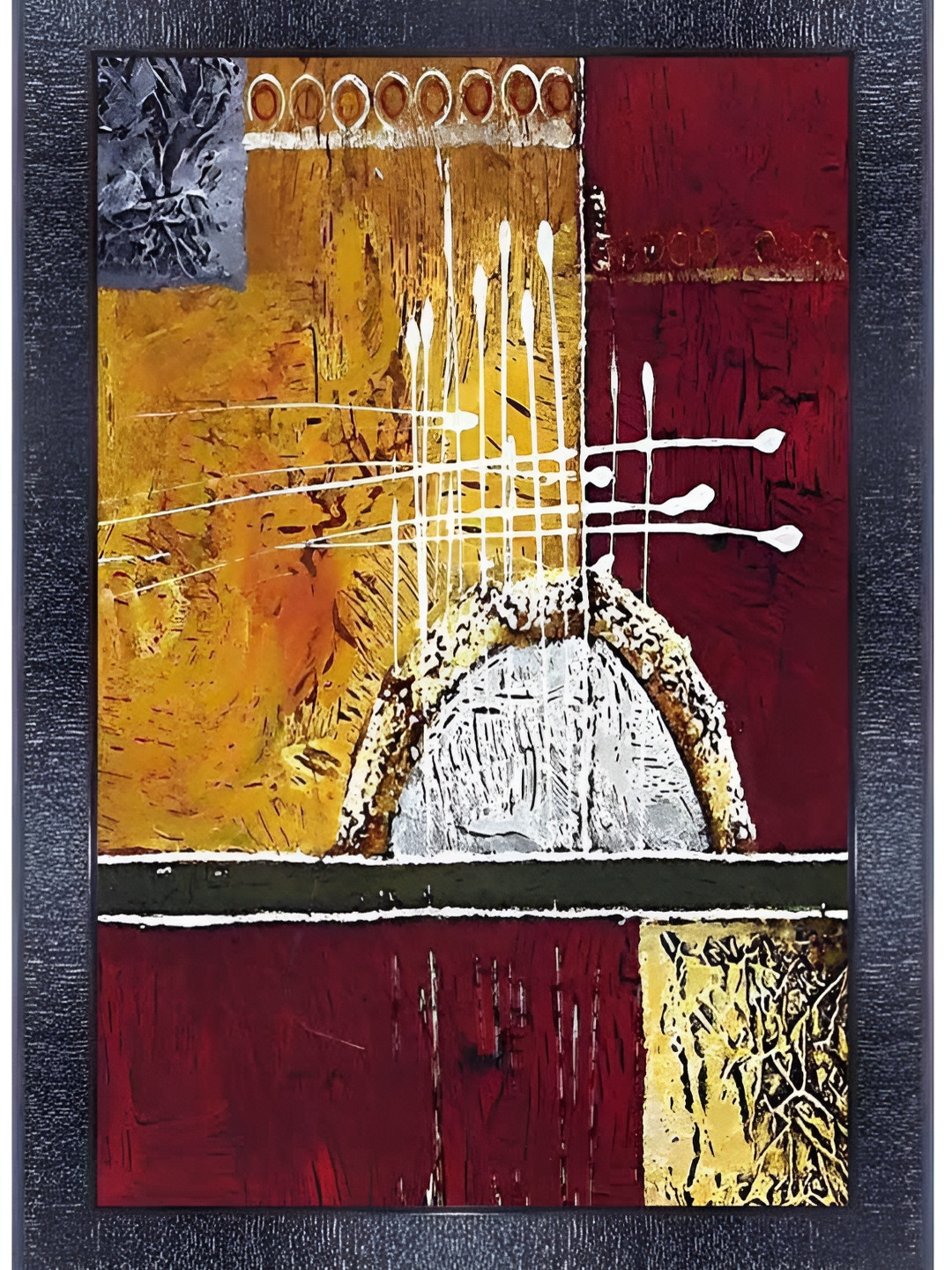 PnF Wood Wall Rectangle Paintings Wall Art - 13.7 x 10.2 In