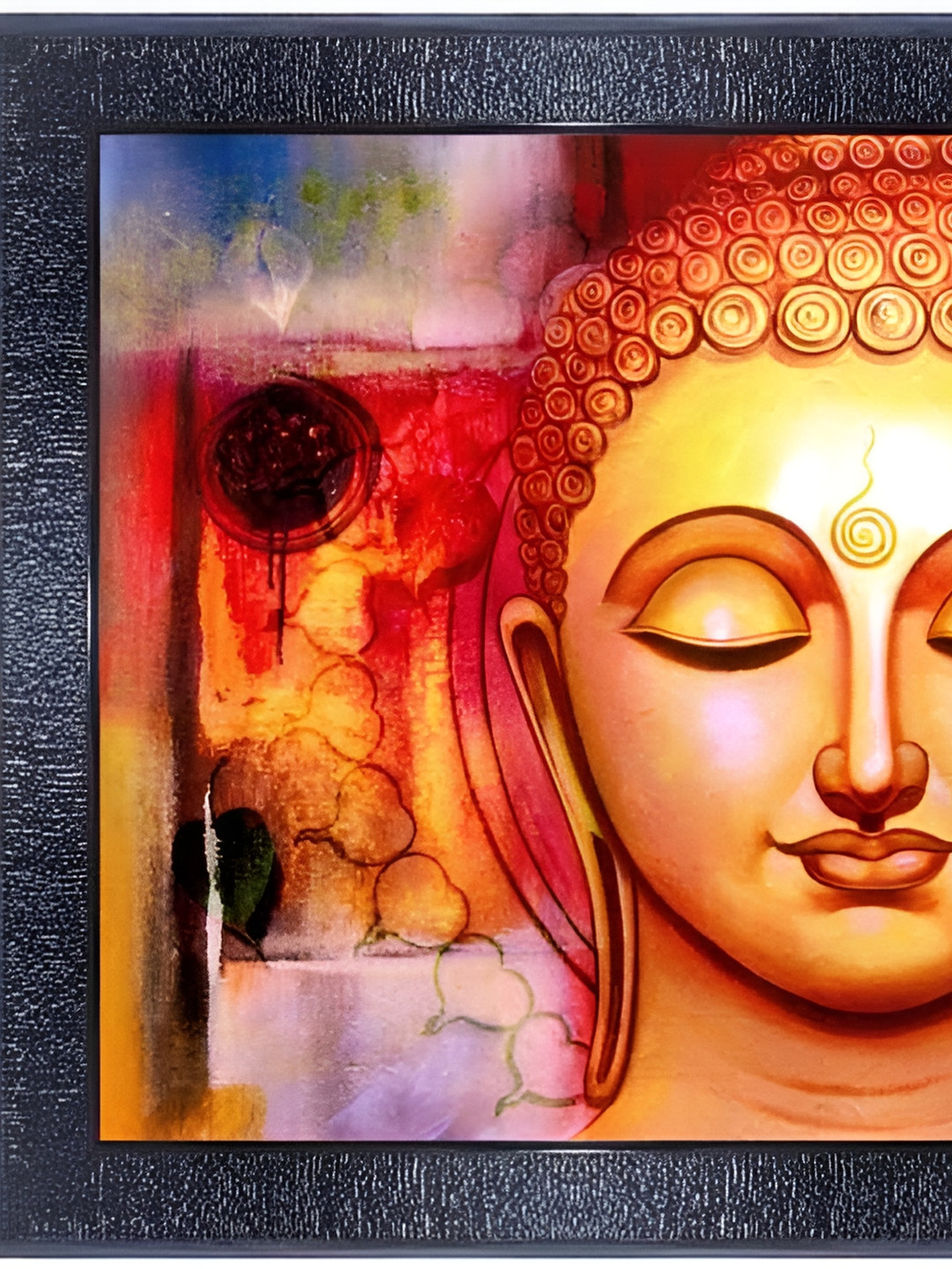 PnF Buddha Wood Wall Rectangle Photographs Wall Art -10 x 14In