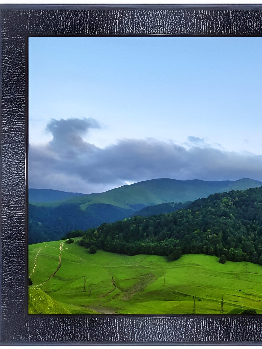 PnF Natural Elements Wood Wall Rectangle Paintings Wall Art -9x 12In