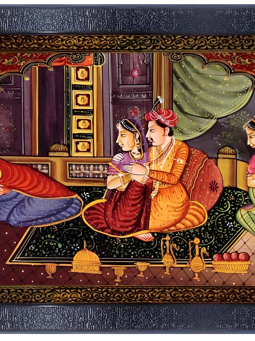 PnF Black & Maroon Other Wall Painting