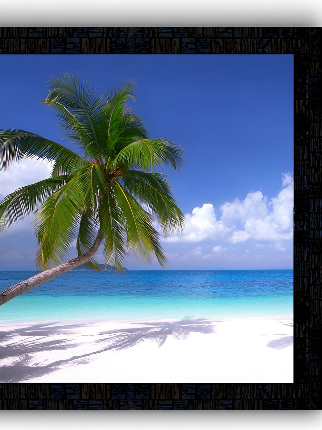 PnF Black & Blue Beach Photograph Wall Art