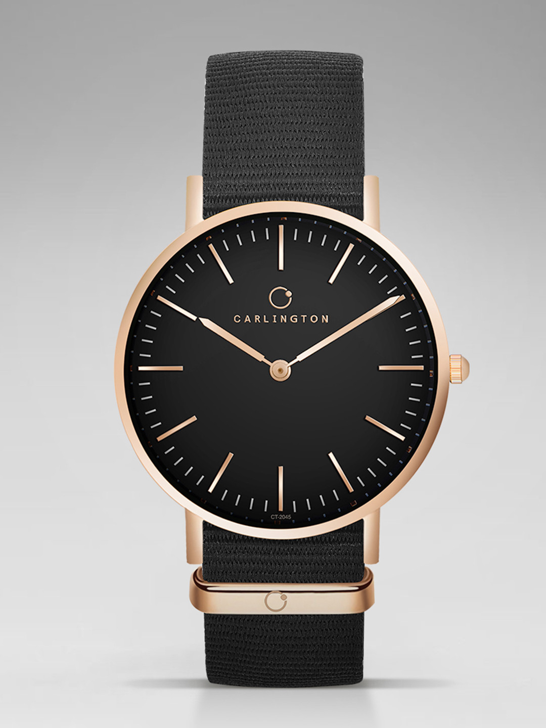 CARLINGTON Iconic Men Analogue Watch 2045 Black