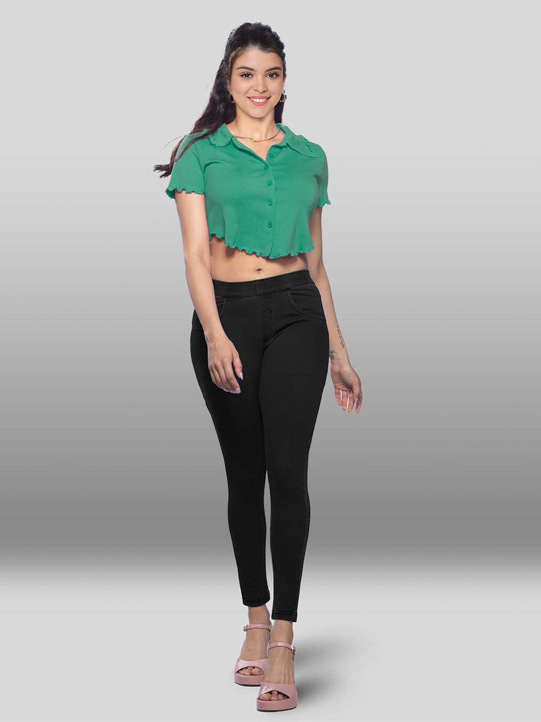 LYRA Women Slim Fit Denim Jeggings