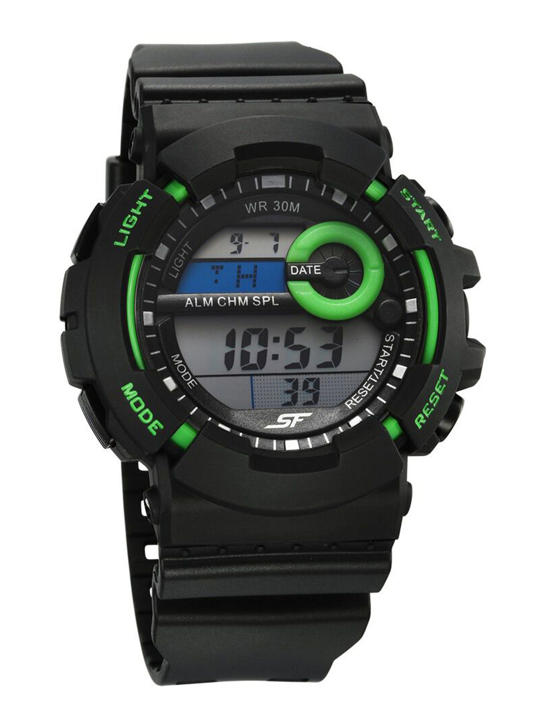 Sonata Men Textured Straps Digital Automatic Watch 77130PP04W