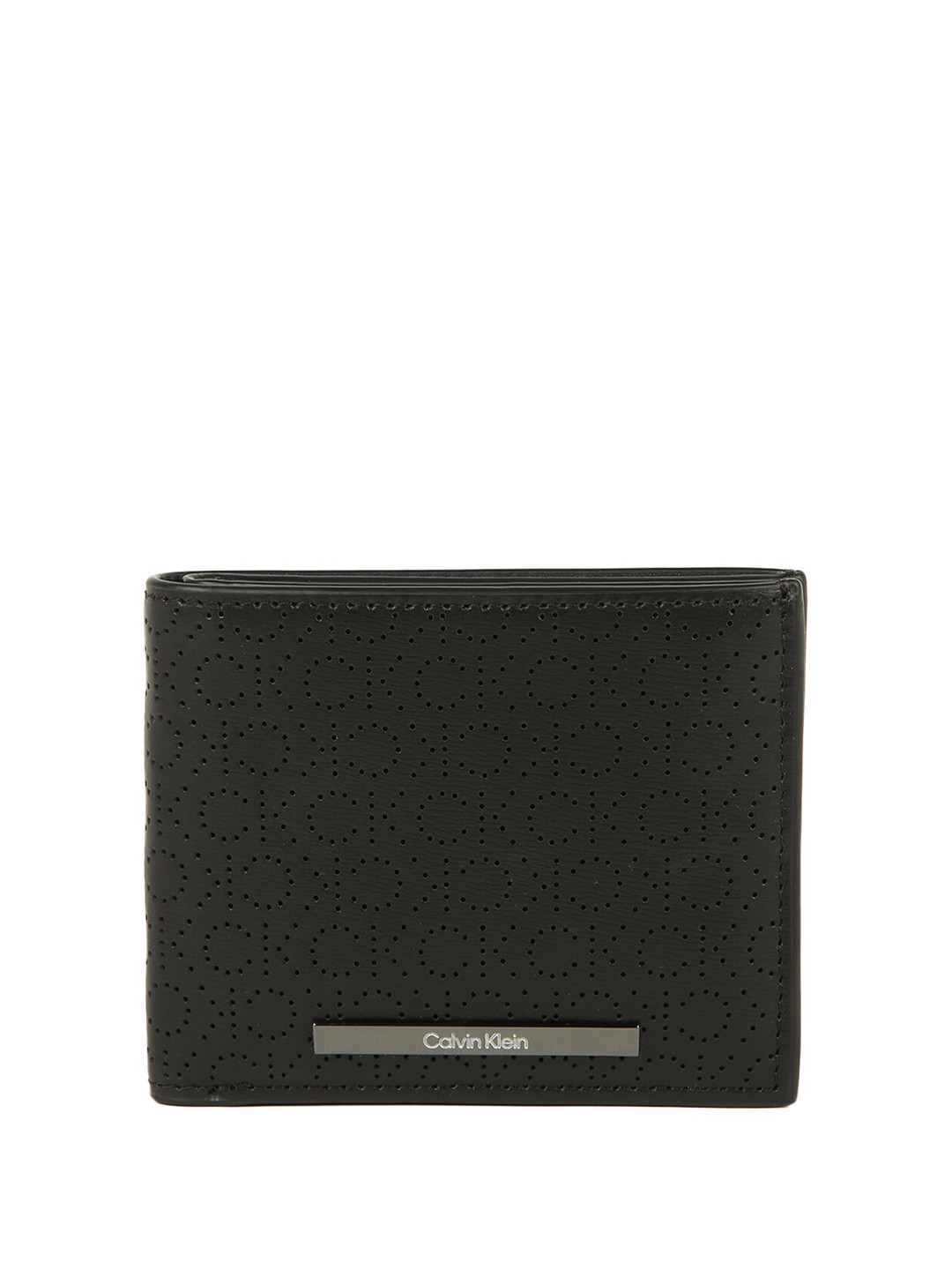 Calvin Klein Self Design Leather Two Fold Wallet