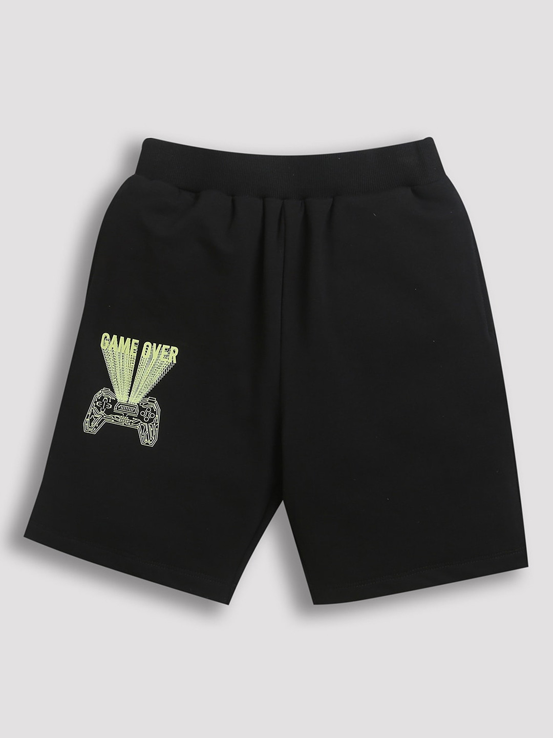 ZIP ZAP ZOOP Boys Mid Rise Pure Cotton Shorts
