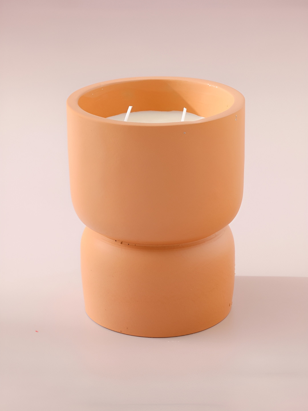 The Better Home for Home Decoration 2 Wick Patchouli Solid Geometric Regular Jar Candles