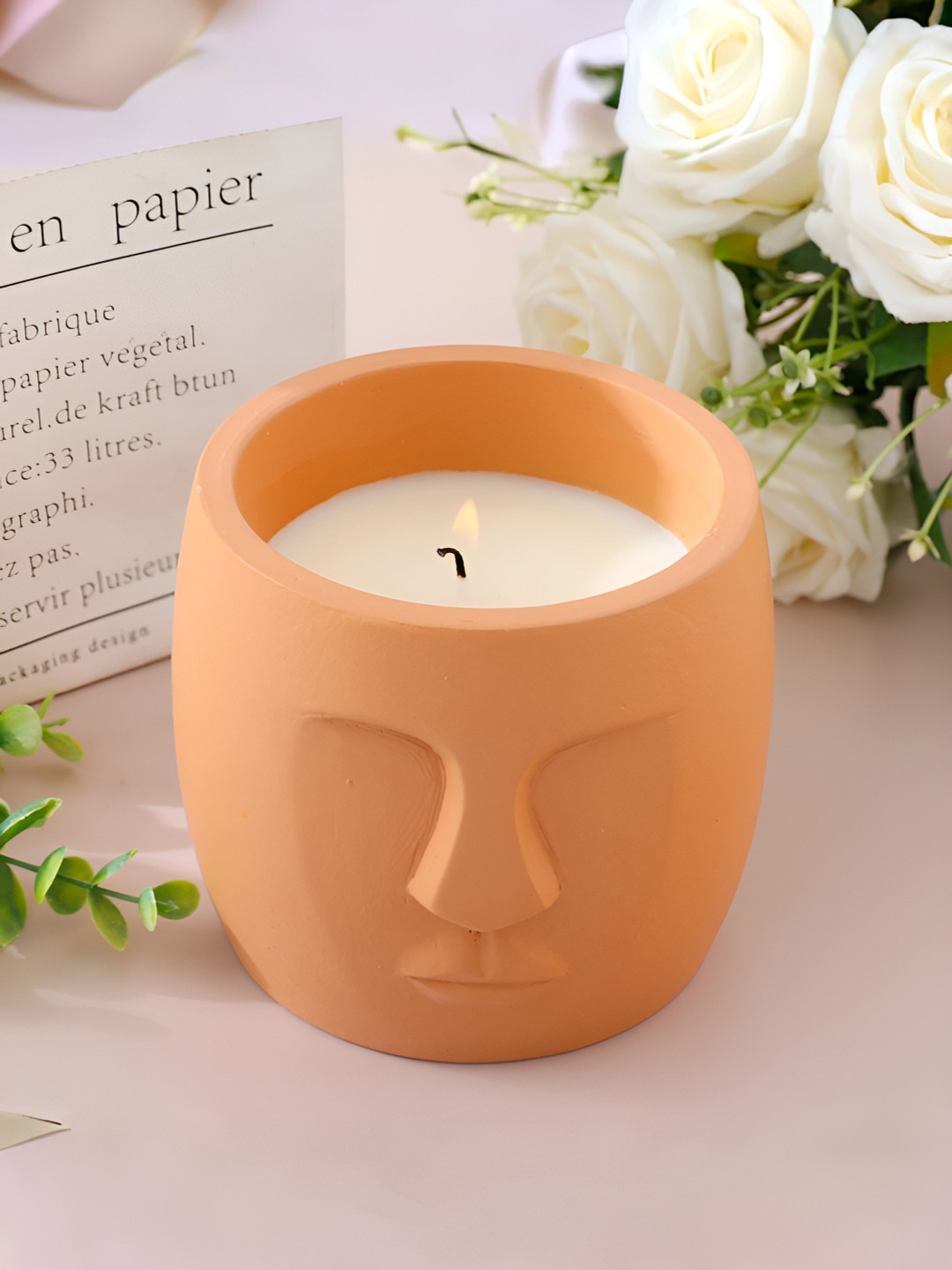 The Better Home for Home Decoration 1 Wick Patchouli Solid Geometric Regular Jar Candles