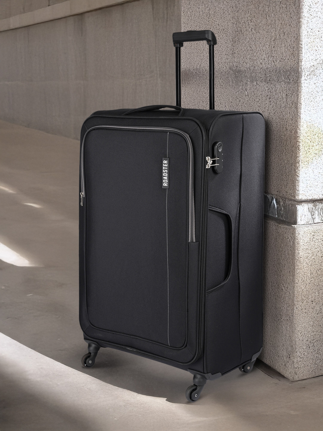 Roadster Lead Soft Large Trolley Suitcase
