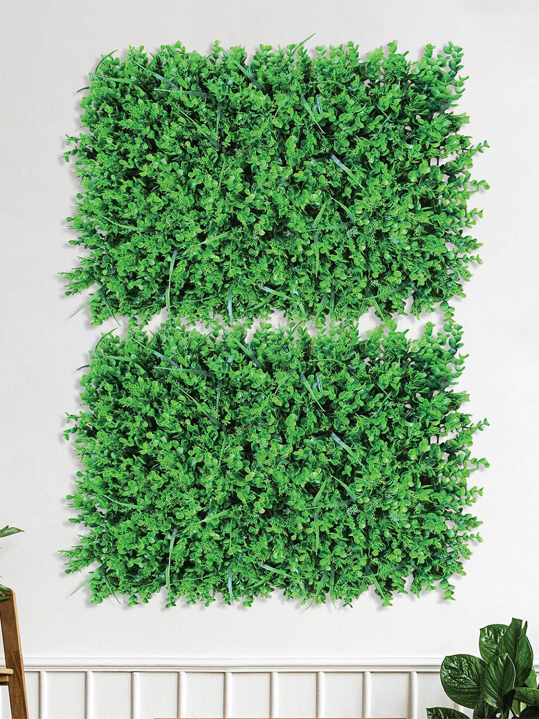 Art Street Green 2 Pieces Hanging Artificial Grass Panel