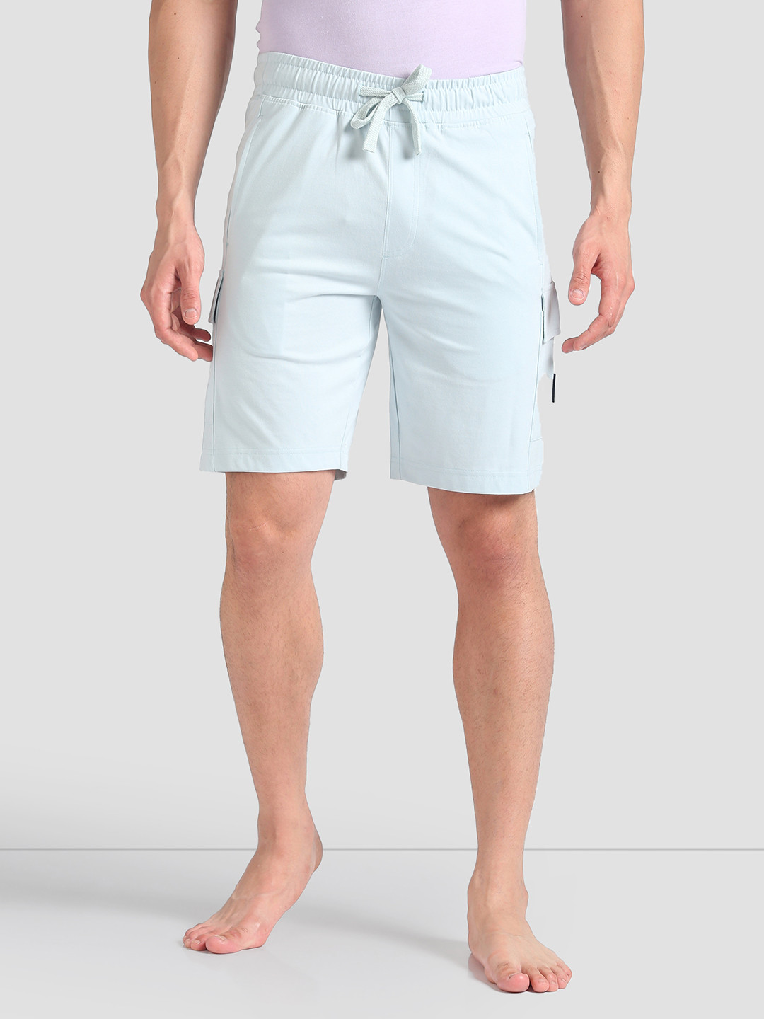 U.S. Polo Assn. Men Relaxed-Fit Mid-Rise Lightweight Cargo Shorts