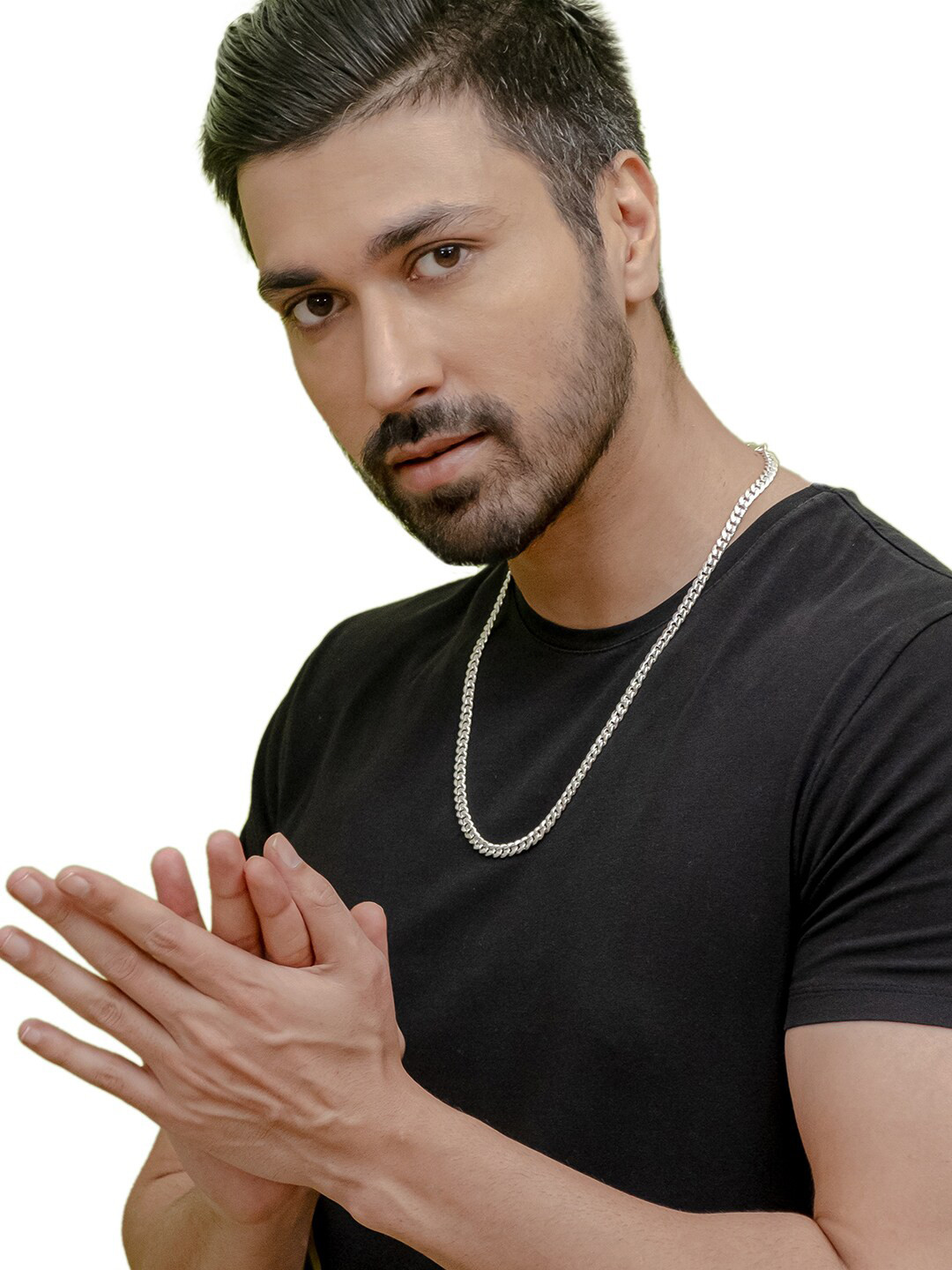 bodha Men Silver-Plated Non Allergic Chain