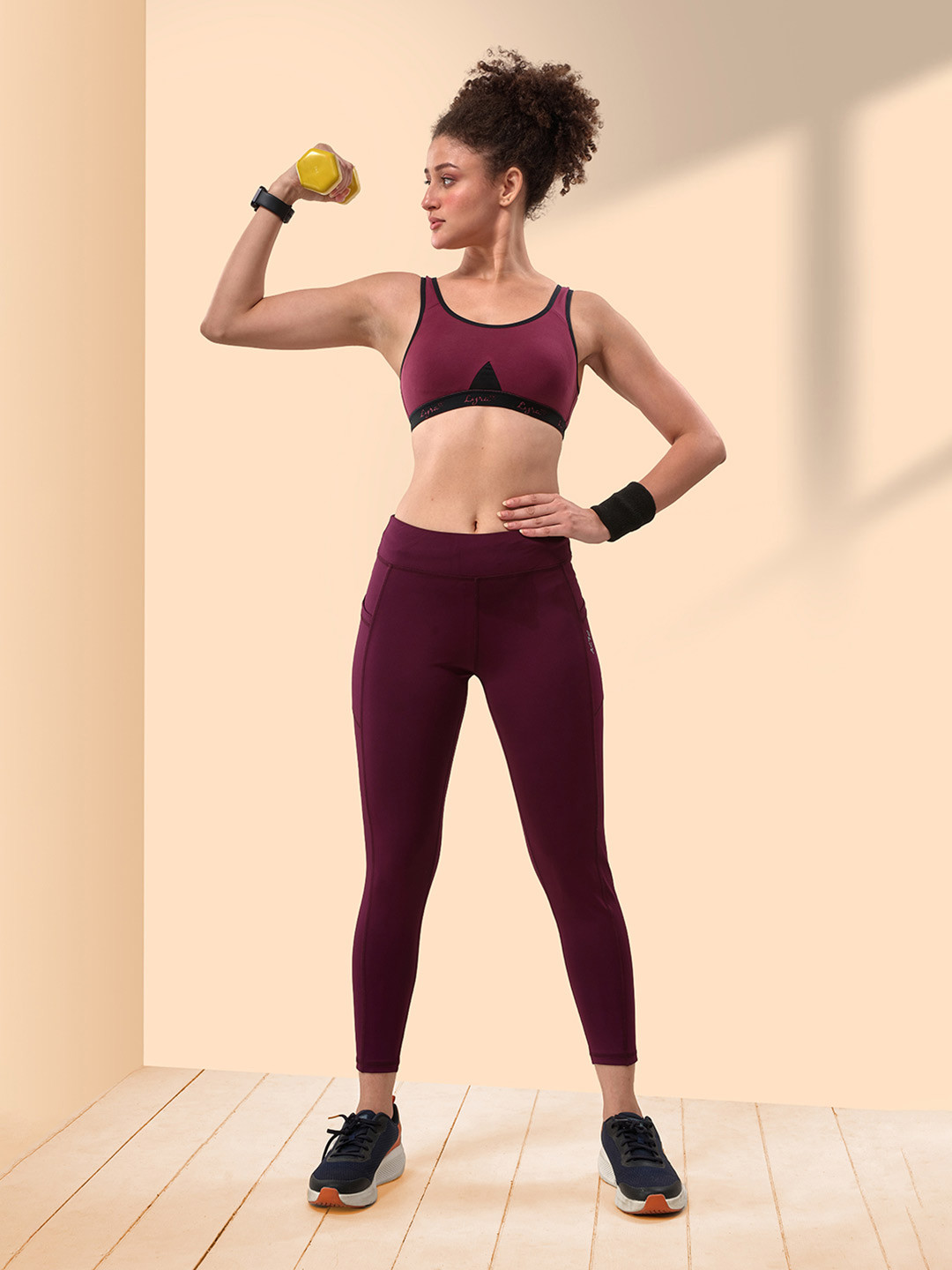LYRA Full Coverage Non Padded Sweat Absorbent Stretchable Sports Bra With All Day Comfort
