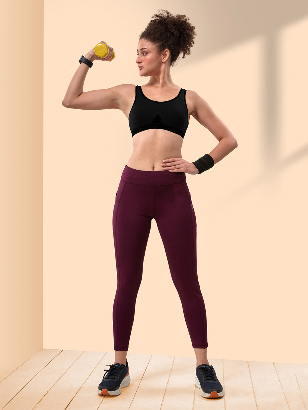 LYRA Full Coverage Non Padded Sweat Absorbent Cotton Workout Bra With All Day Comfort