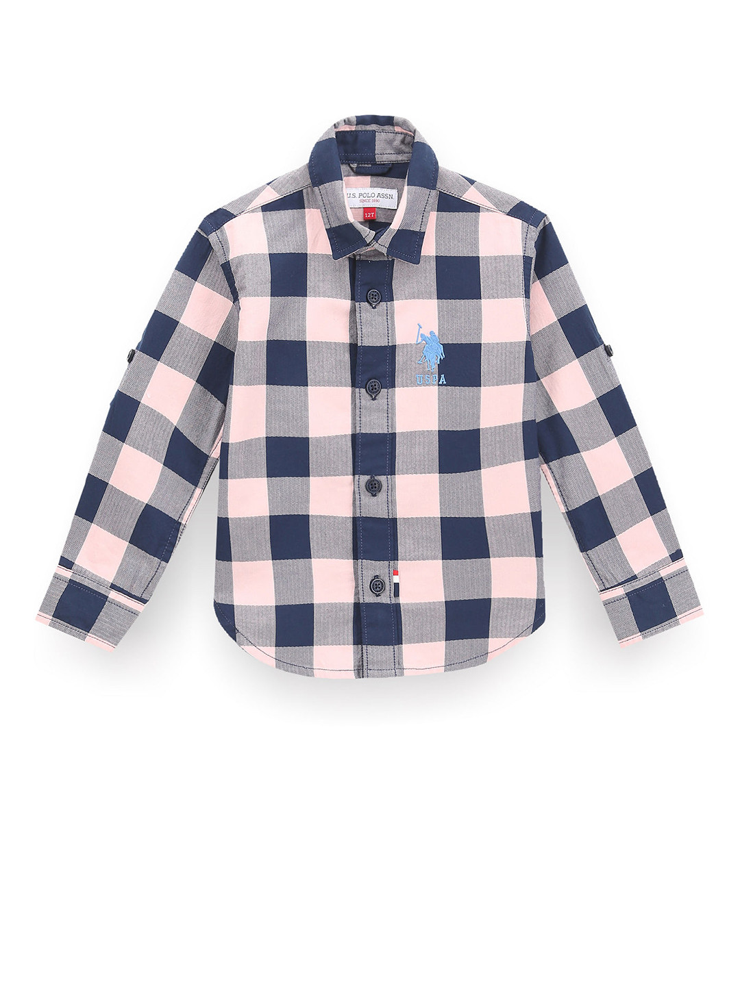 U.S. Polo Assn. Kids Boys Classic Fit Buffalo Checked Casual Shirt
