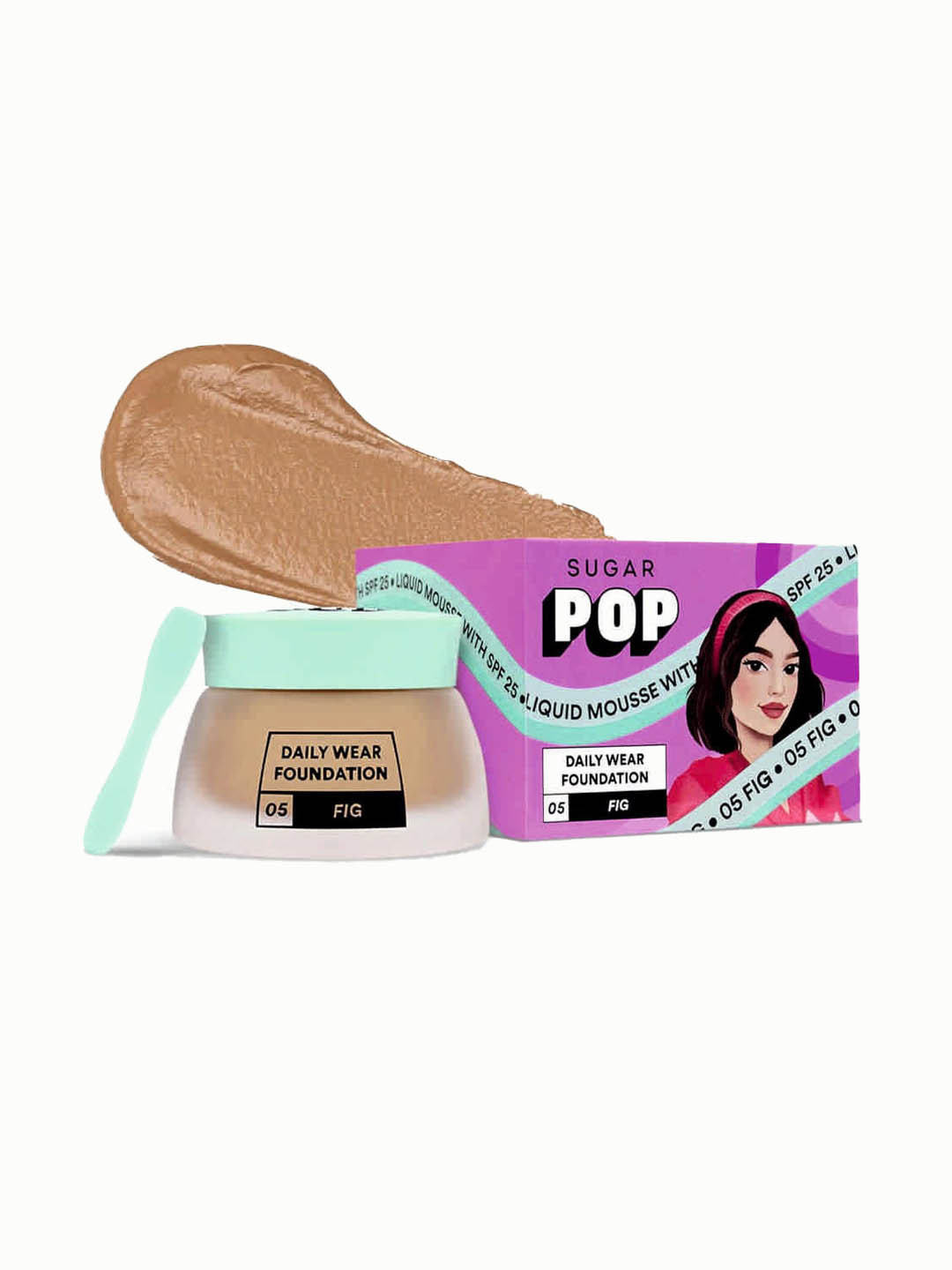 SUGAR POP SPF 25 Daily Wear Mousse Foundation 30ml - 05 Fig