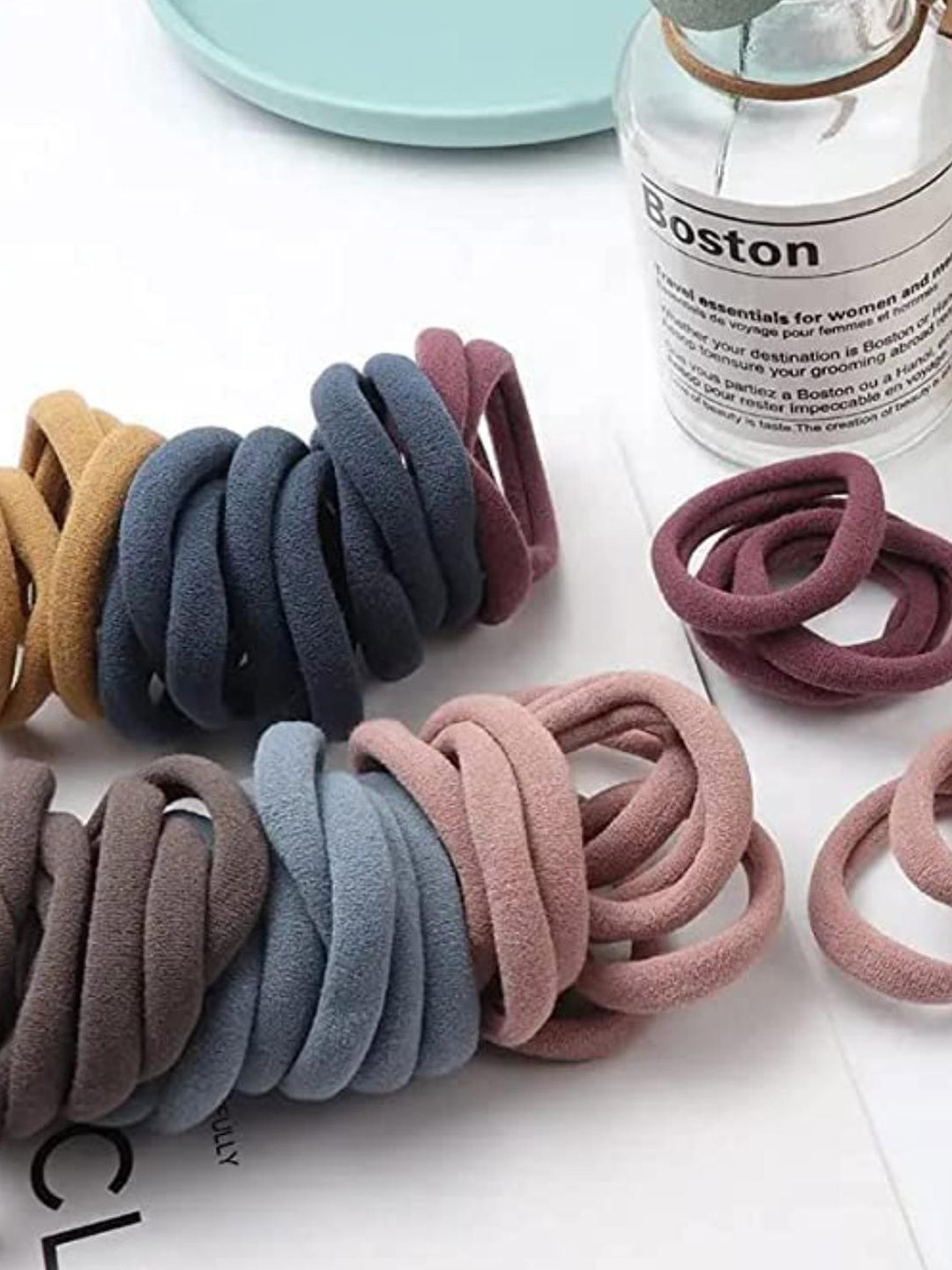 DN Creation Set of 30 Assorted Stretchable Ponytail Holders
