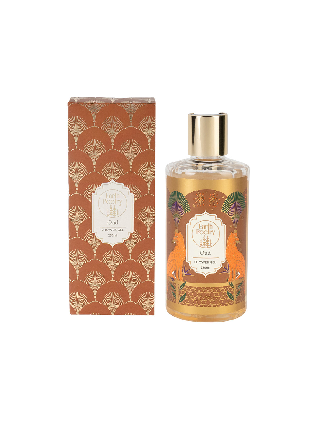 EARTH POETRY Oud Shower Gel with Argan Oil & Macadamia Oil - 250 ml