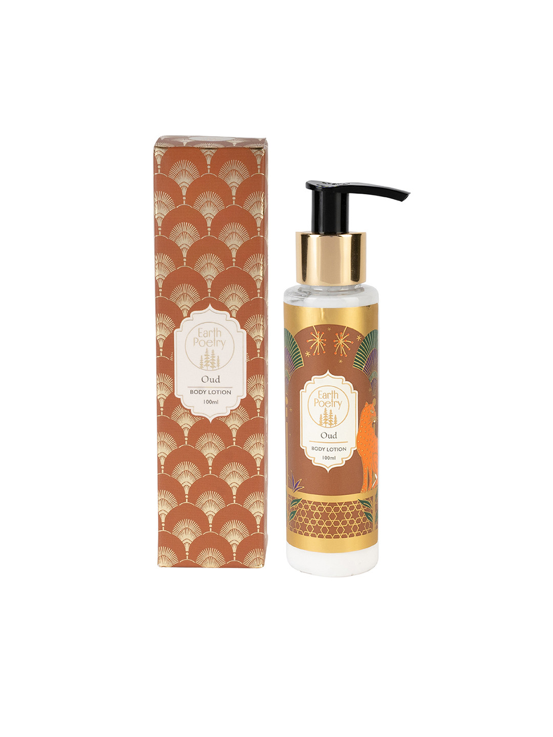 EARTH POETRY Oud Body Lotion with Argan Oil & Macadamia Oil - 100 ml