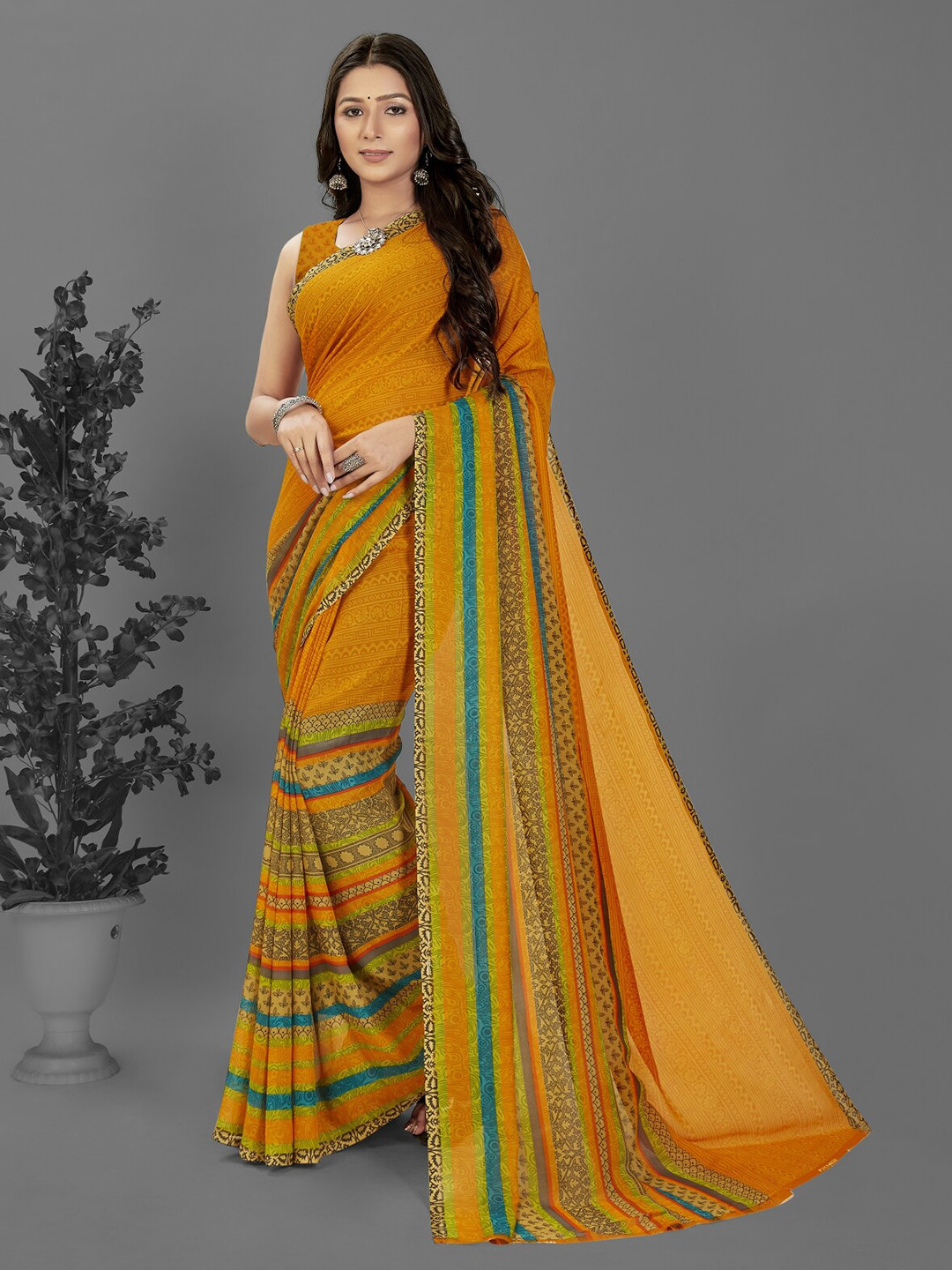 Moda Rapido Ethnic Motifs Printed Saree