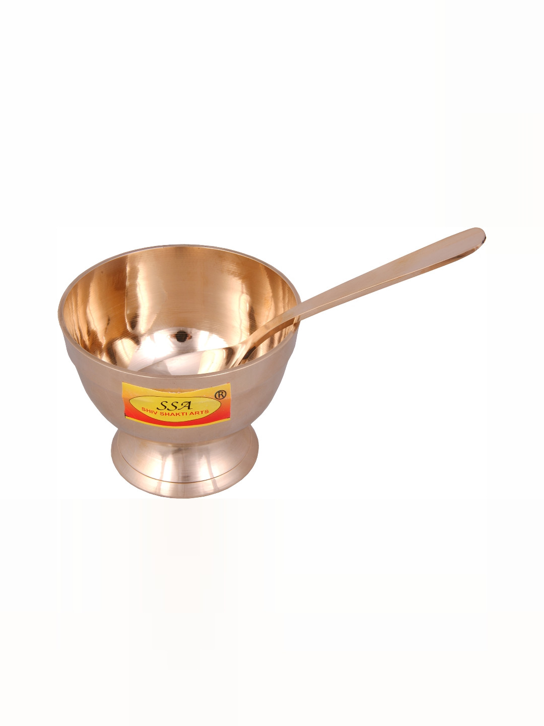 Shivshakti Arts Gold-Toned 2 Pieces Glossy Dessert Bowl 180 ml