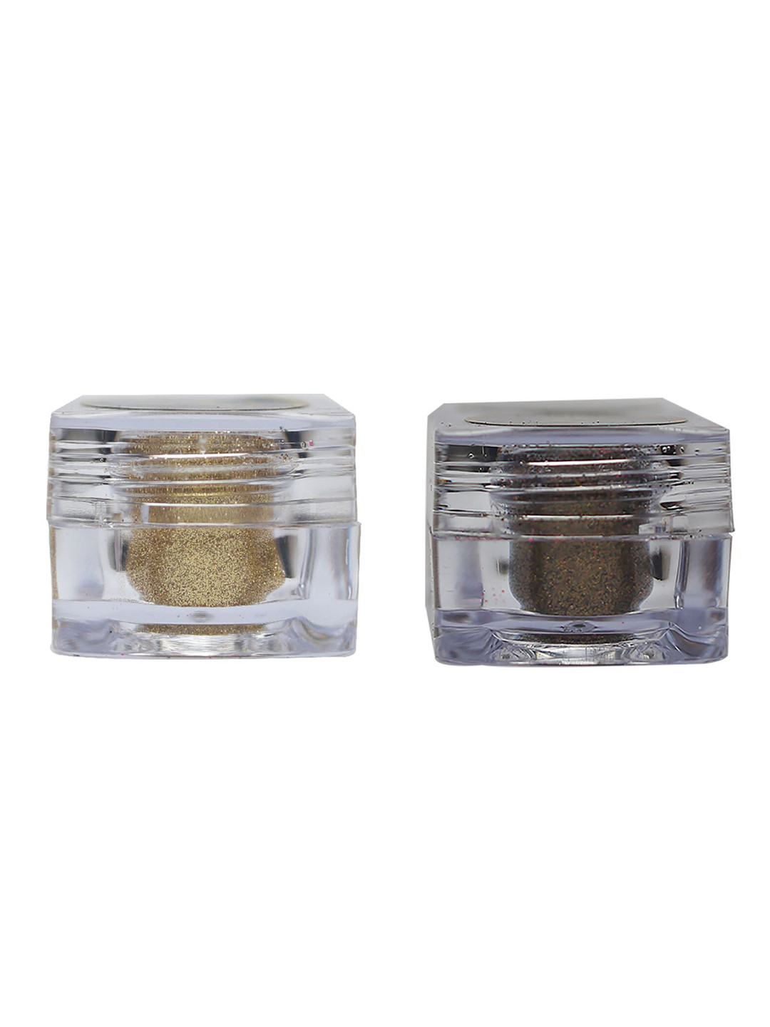 Veoni BELLE Pack Of 2 Holographic Glitter Eye Pigment 5g Each - Pure Gold & Antique Gold