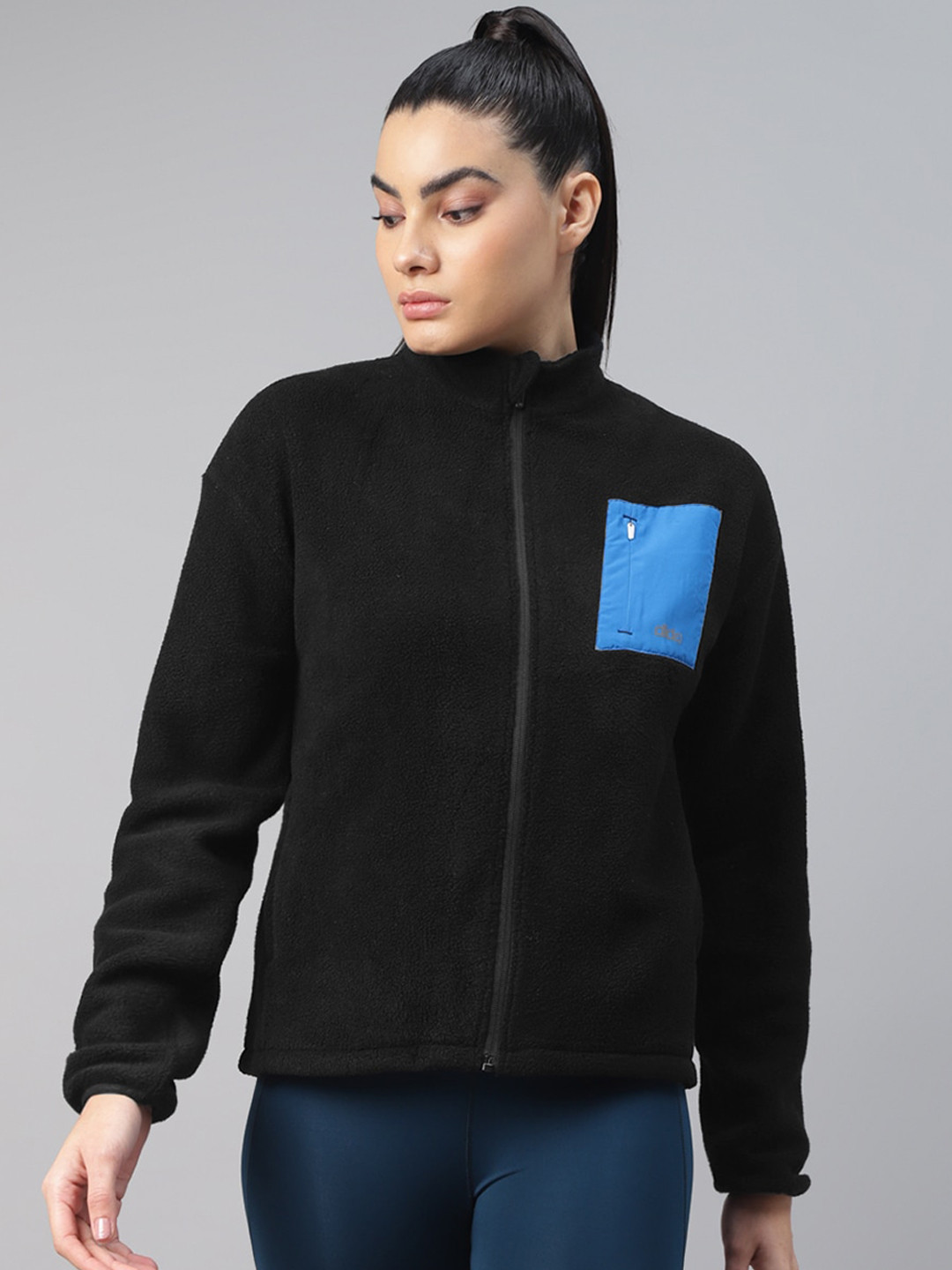 DIDA Women Light Soft Warm Quick-Dry Regular-Fit Sporty Winter Fleece Jacket