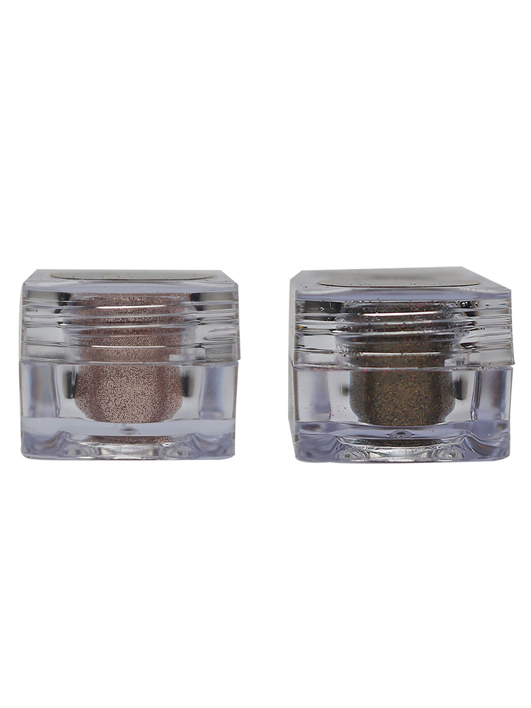 Veoni BELLE Set of 2 Holographic Glitter Eye Pigment 5g Each - Rose Gold+Antique Gold
