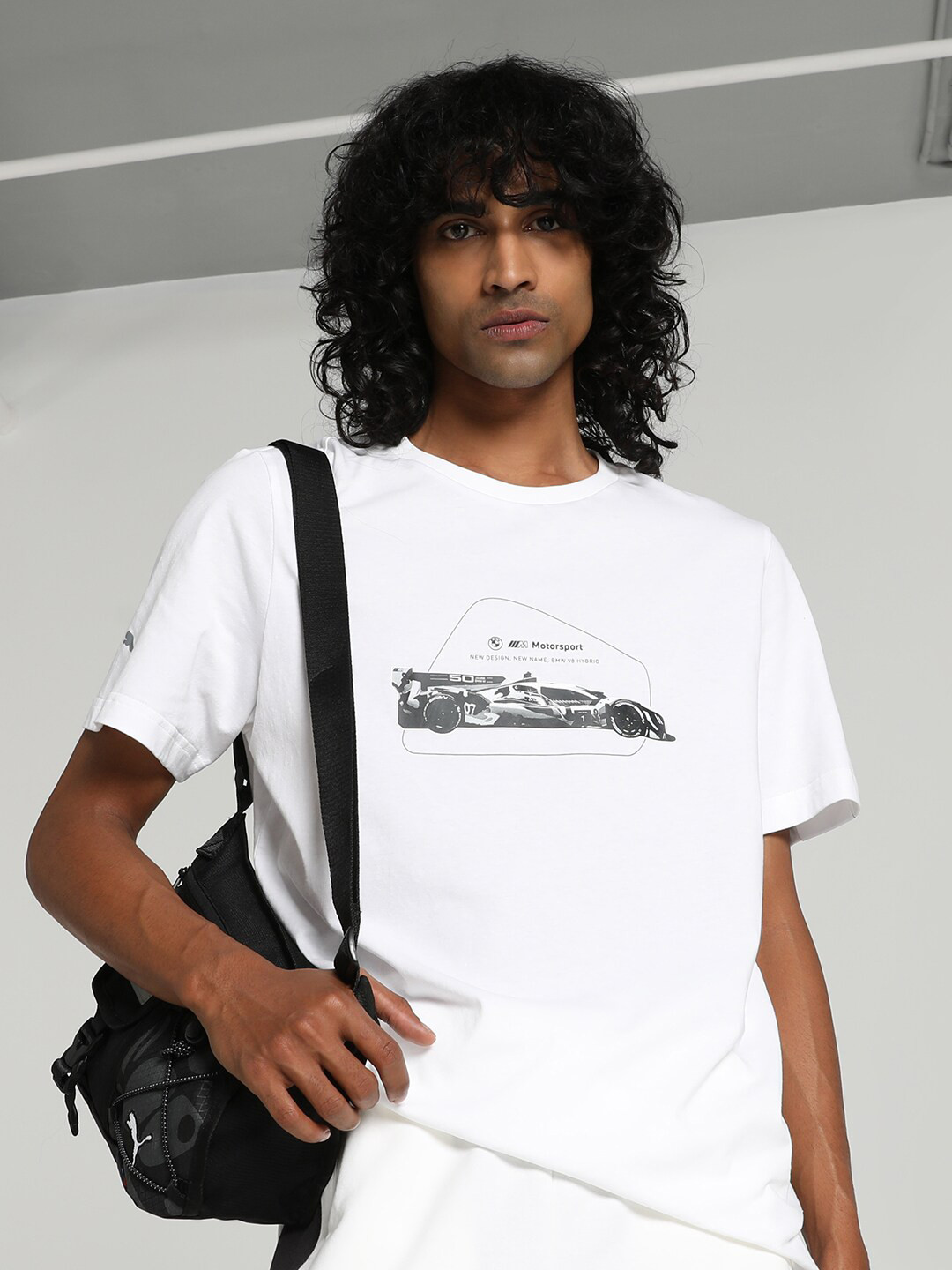 PUMA Motorsport BMW Graphic Printed Cotton T-shirt